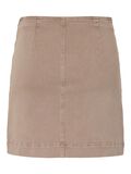 Product image thumbnail - PCSALUME HW LEOPARD DENIM SKIRT, Taupe Gray | 2