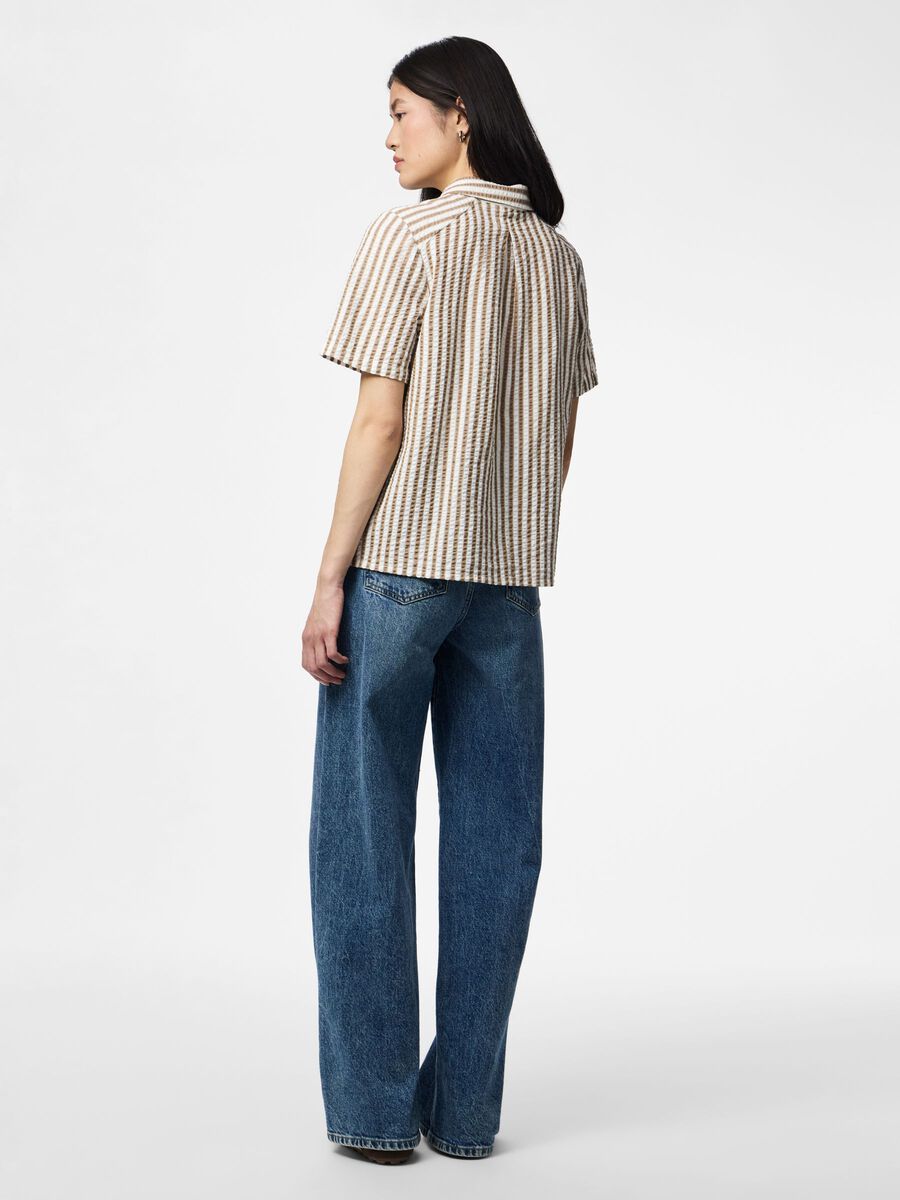 Product carousel image - KORT&Auml;RMAD SKJORTA, Greige | 2