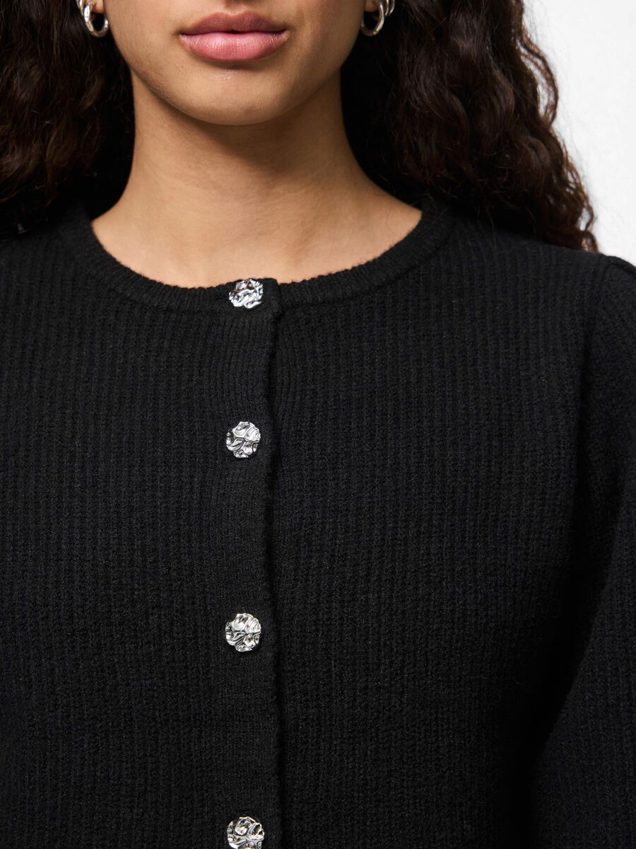 Carousel image - CARDIGAN A MAGLIA, Black | 4