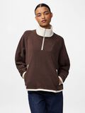 Product image thumbnail - PCDEBZ FLEECE JACKET, Hot Fudge | 1