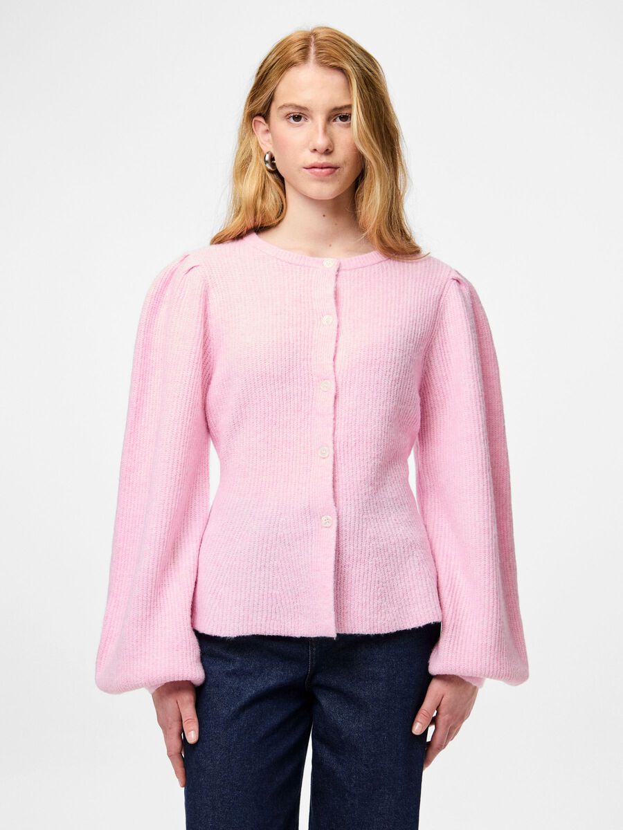 Product carousel image - PCSILLY PUFF&Auml;RMEL STRICKJACKE, Roseate Spoonbill | 1