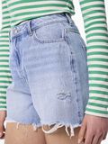 Product image thumbnail - PCSUMMER HW DENIM SHORTS, Light Blue Denim | 4