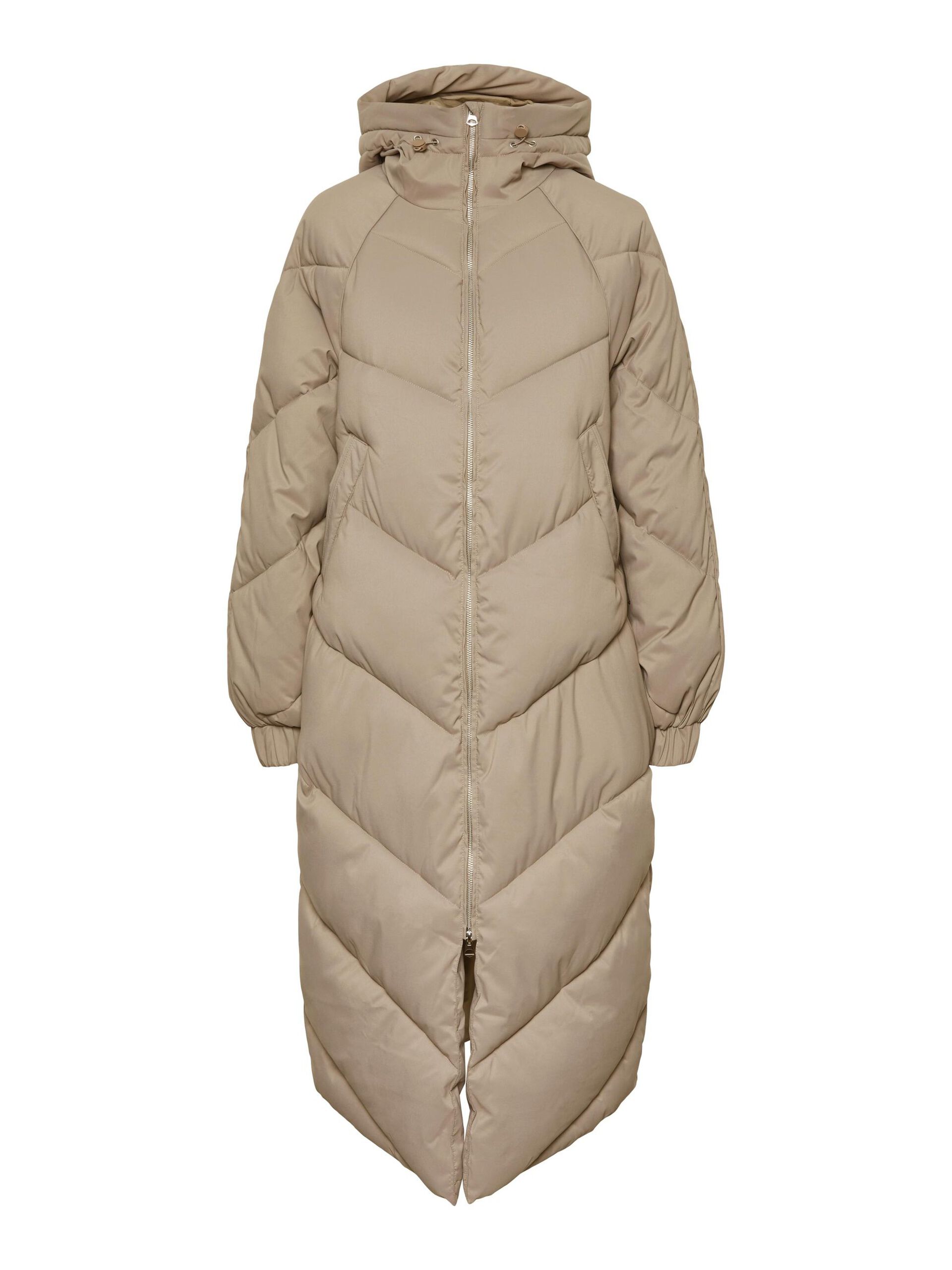 Carousel image - PCNOCELYN GEWATTEERDE JAS, Taupe Gray | 6