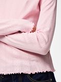 Product image thumbnail - PCMARIE POINTELLE  LONG SLEEVED TOP, Roseate Spoonbill | 5
