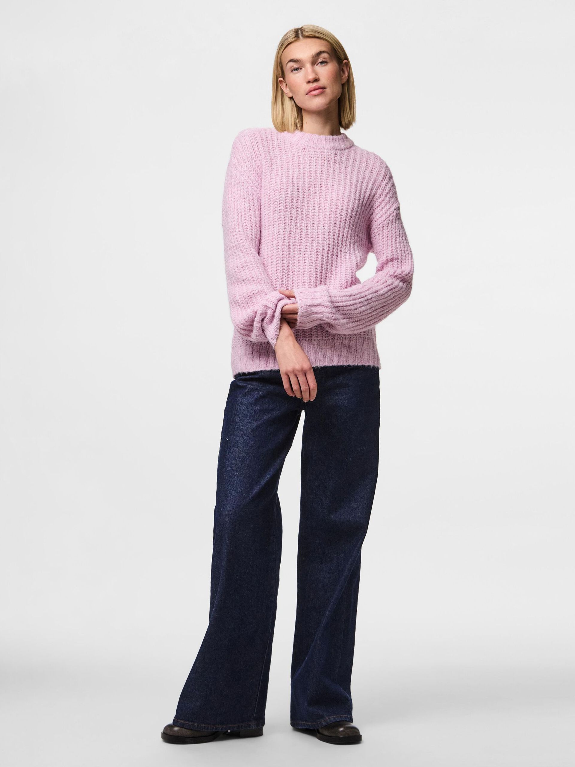 Carousel image - PCNINA KNITTED JUMPER, Pink Lavender | 3