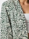 Product image thumbnail - PCBOSELLA 3/4-ARM PRINT BLAZER, Laurel Wreath | 4