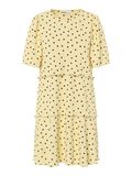 Product image thumbnail - PCFLORA LAYERING  MINI DRESS, French Vanilla | 1