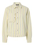 Product image thumbnail - PCBILLO DENIM JACKET, French Vanilla | 7