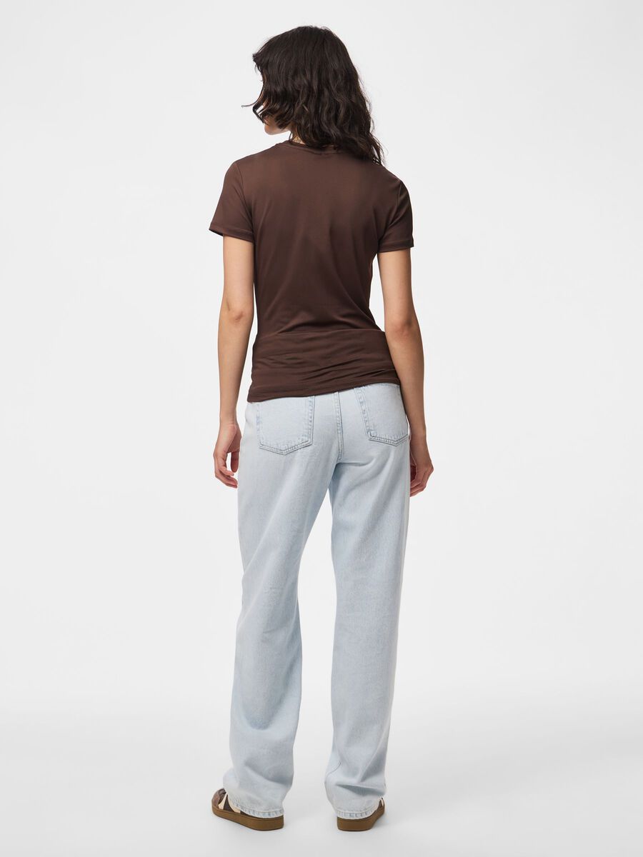 Product carousel image 2 PCLULA NYLON T-SHIRT, Hot Fudge