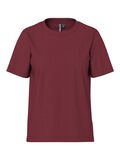 Product image thumbnail - PCRIA - COTON T-SHIRT, Tawny Port | 5