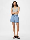 Product image thumbnail - PCBILLO HW PULL UP  DENIM SHORTS, Light Blue Denim | 3