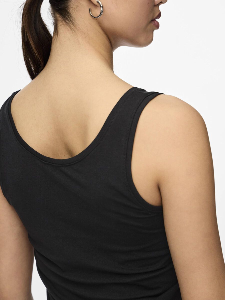 Carousel image - PCSIRENE  SLEEVELESS TOP, Black | 4