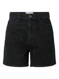 Product image thumbnail - PCGABI HW STRASS JEANSSHORTS, Black Denim | 6