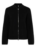 Product image thumbnail - PCRAJA ZIP KNITTED CARDIGAN, Black | 5