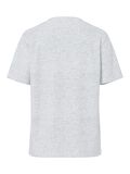 Product image thumbnail - PCRIA - COTON T-SHIRT, Light Grey Melange | 7