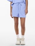 Product image thumbnail - HIGH-WAIST SWEATSHORT, Hydrangea | 1