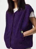 Product image thumbnail - PCKATTY TEDDY VEST, Acai | 4