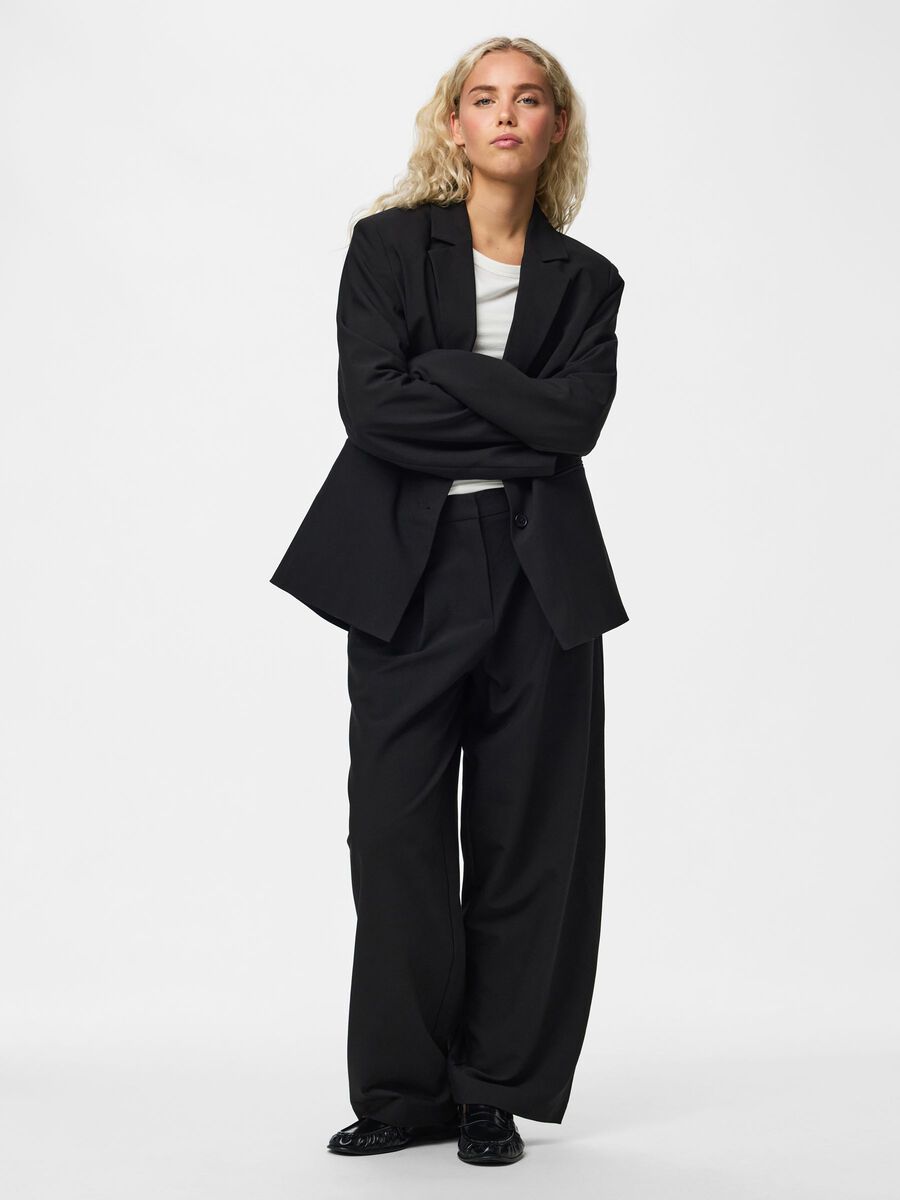 Carousel image - PCBOSELLA LOOSE BLAZER, Black | 6