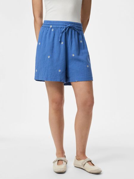 Pieces PCSASTINA HW MUSSELIN SHORTS, Riverside, highres - 17168611_Riverside_003.jpg