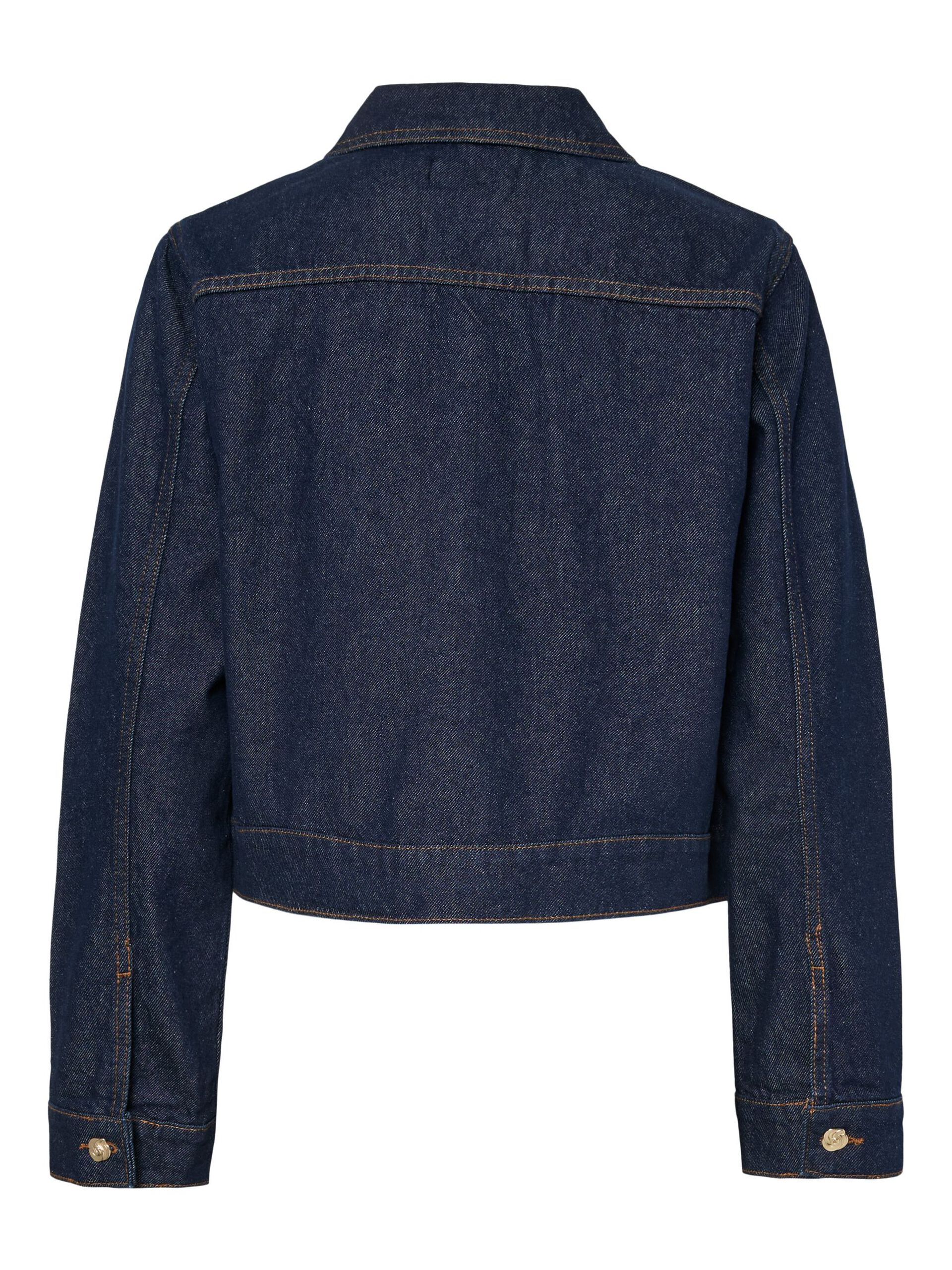 Carousel image - PCMALIN DENIM JACKET, Dark Blue Denim | 7