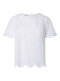Product image thumbnail - PCVILDE  SHORT SLEEVED TOP, Bright White | 6