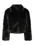Product image thumbnail - PCJILLA FLUFFY JACKET, Black | 7