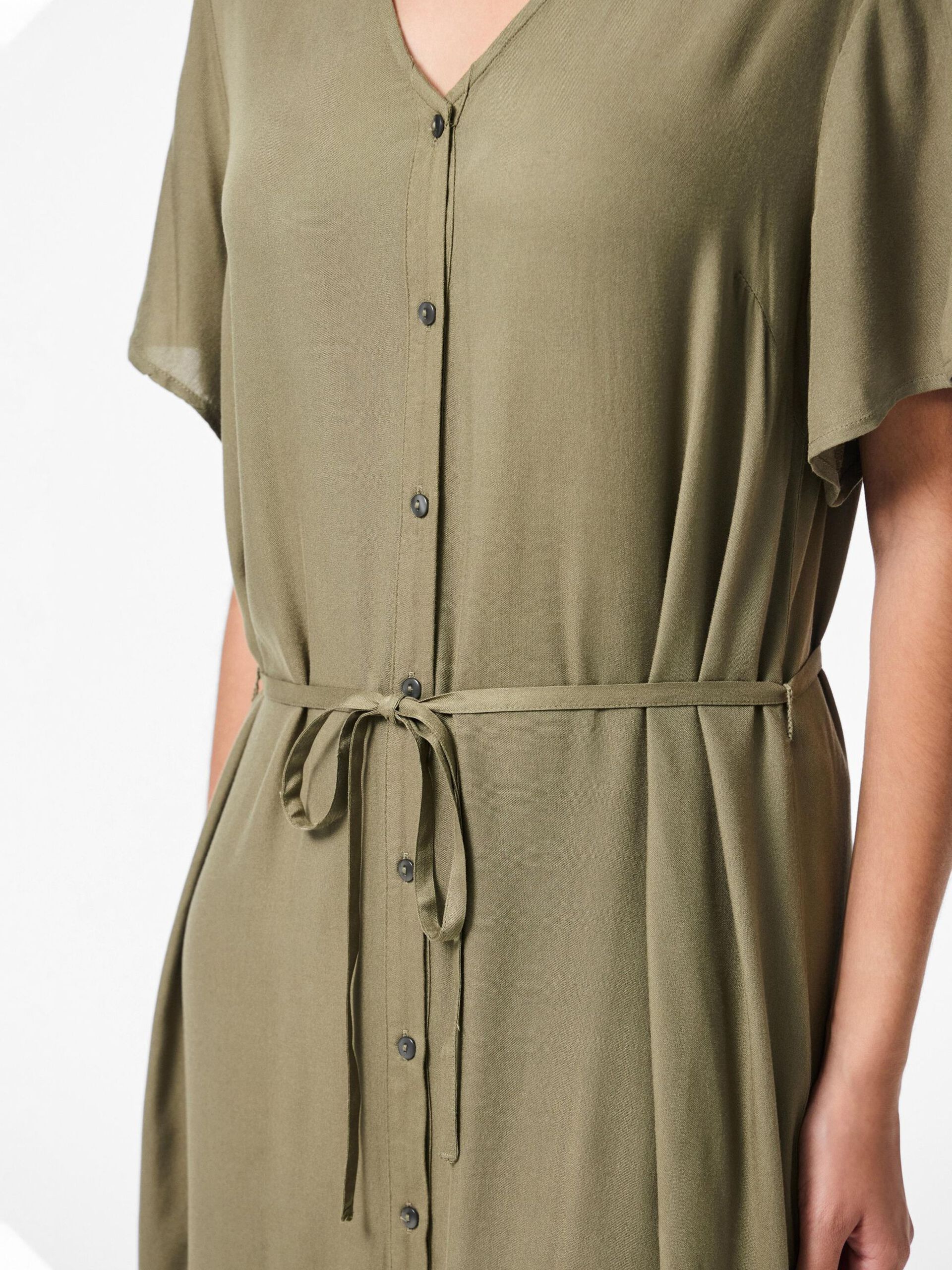 Carousel image - PCNYA V-NECK MIDI DRESS, Mermaid | 4