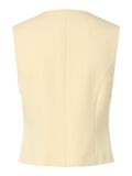 Product image thumbnail - PCKAMIL FITTED  VEST, French Vanilla | 8