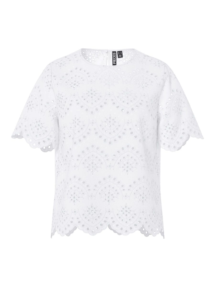 Product carousel image - PCVILDE  SHORT SLEEVED BLOUSE, Bright White | 1