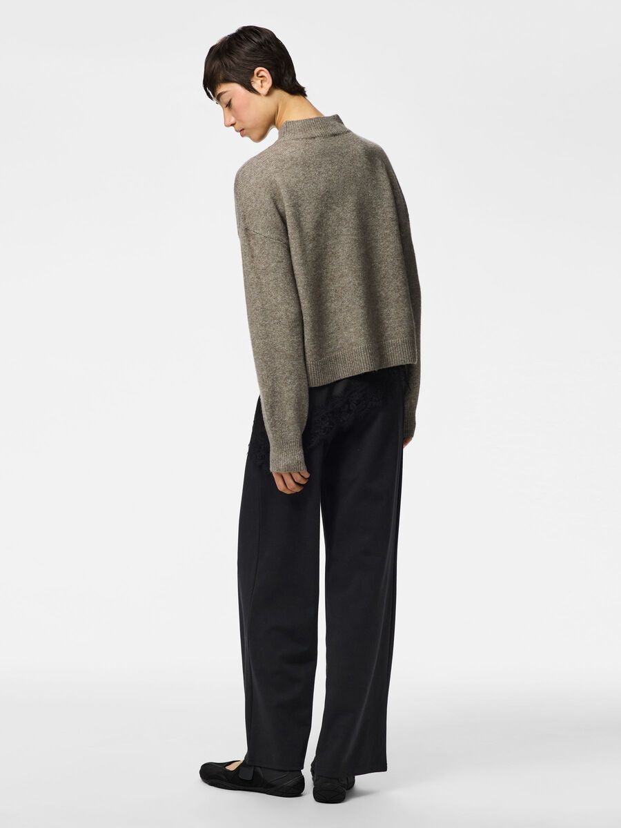 Product carousel image - PCBIA HW WIDE-LEG TROUSERS, Black | 2