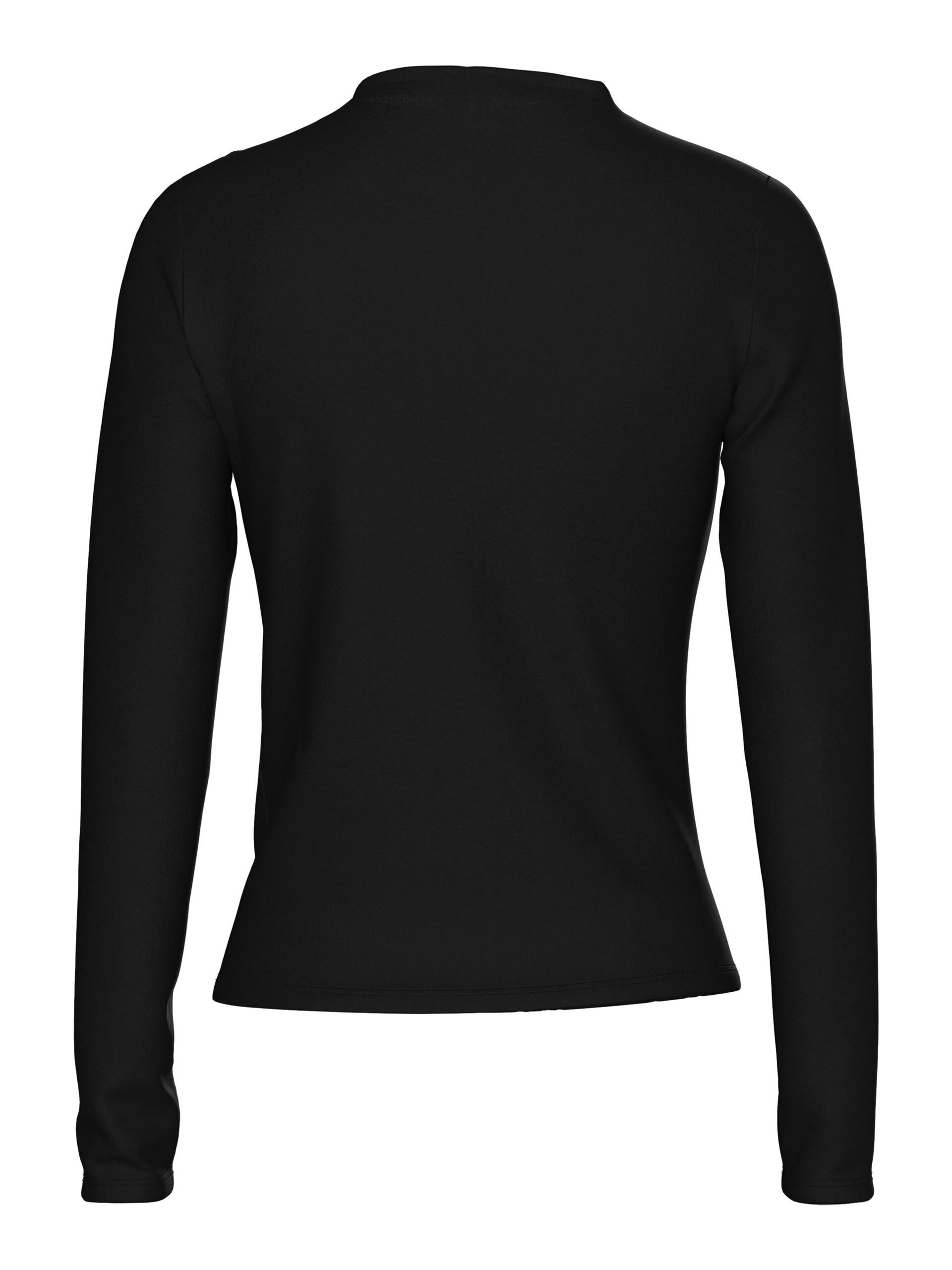 Carousel image - PCMADISON LONG SLEEVED TOP, Black | 6