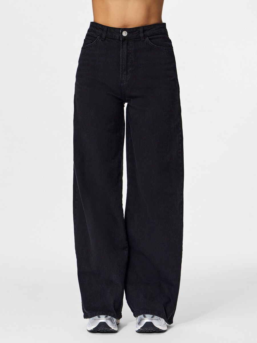 Product carousel image - JEANS ANCHOS, Black Denim | 1