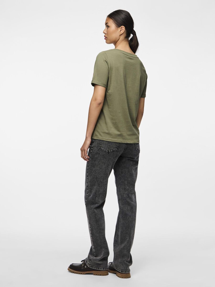 Carousel image - PCRIA T-SHIRT, Deep Lichen Green | 2