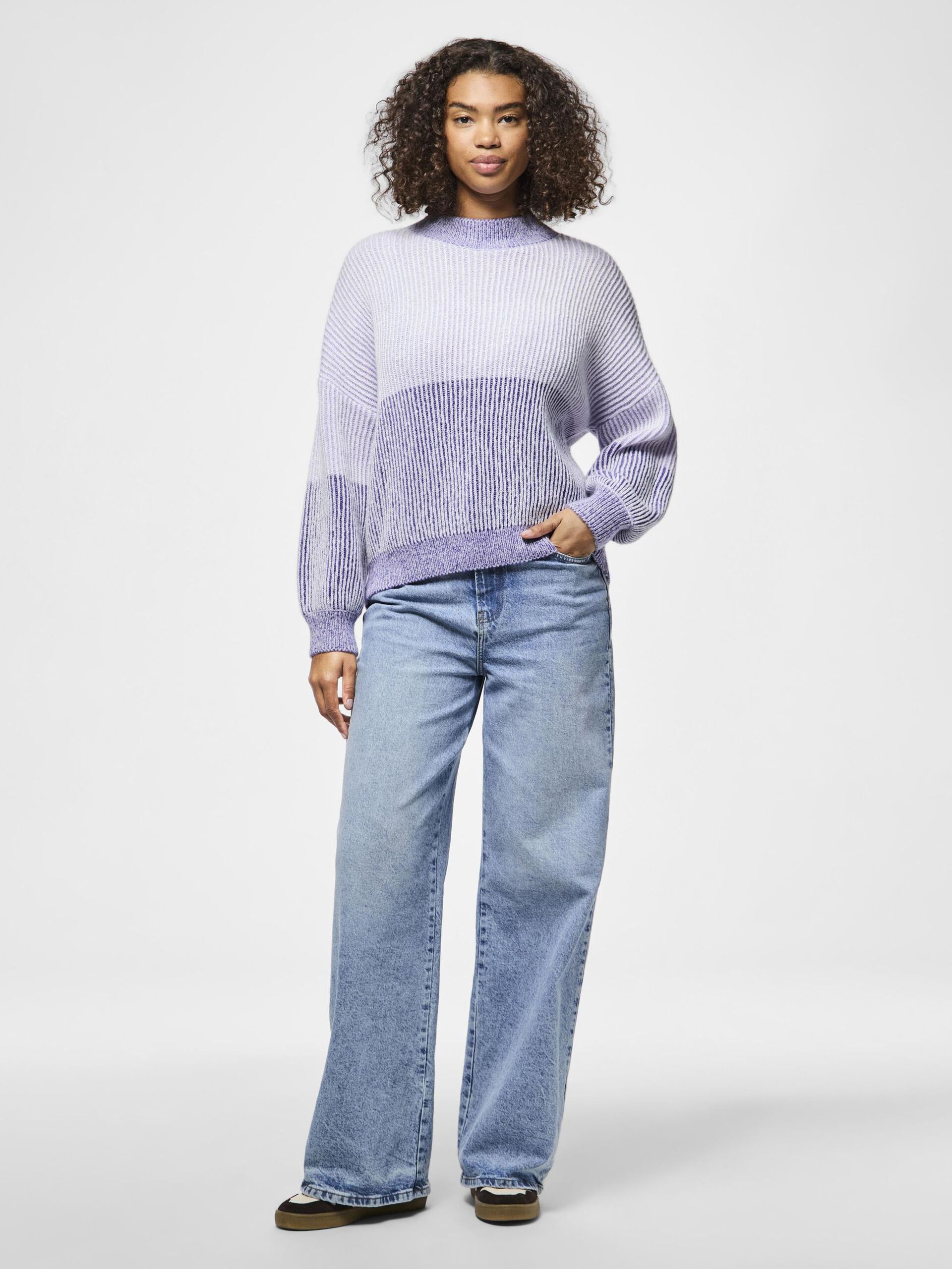 Carousel image - PCNELLA KNITTED JUMPER, Ultra Violet | 3