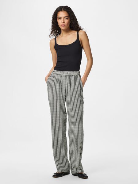 Pieces PCABRIELLE HW  TROUSERS, Black, highres - 17168184_Black_1325765_005.jpg