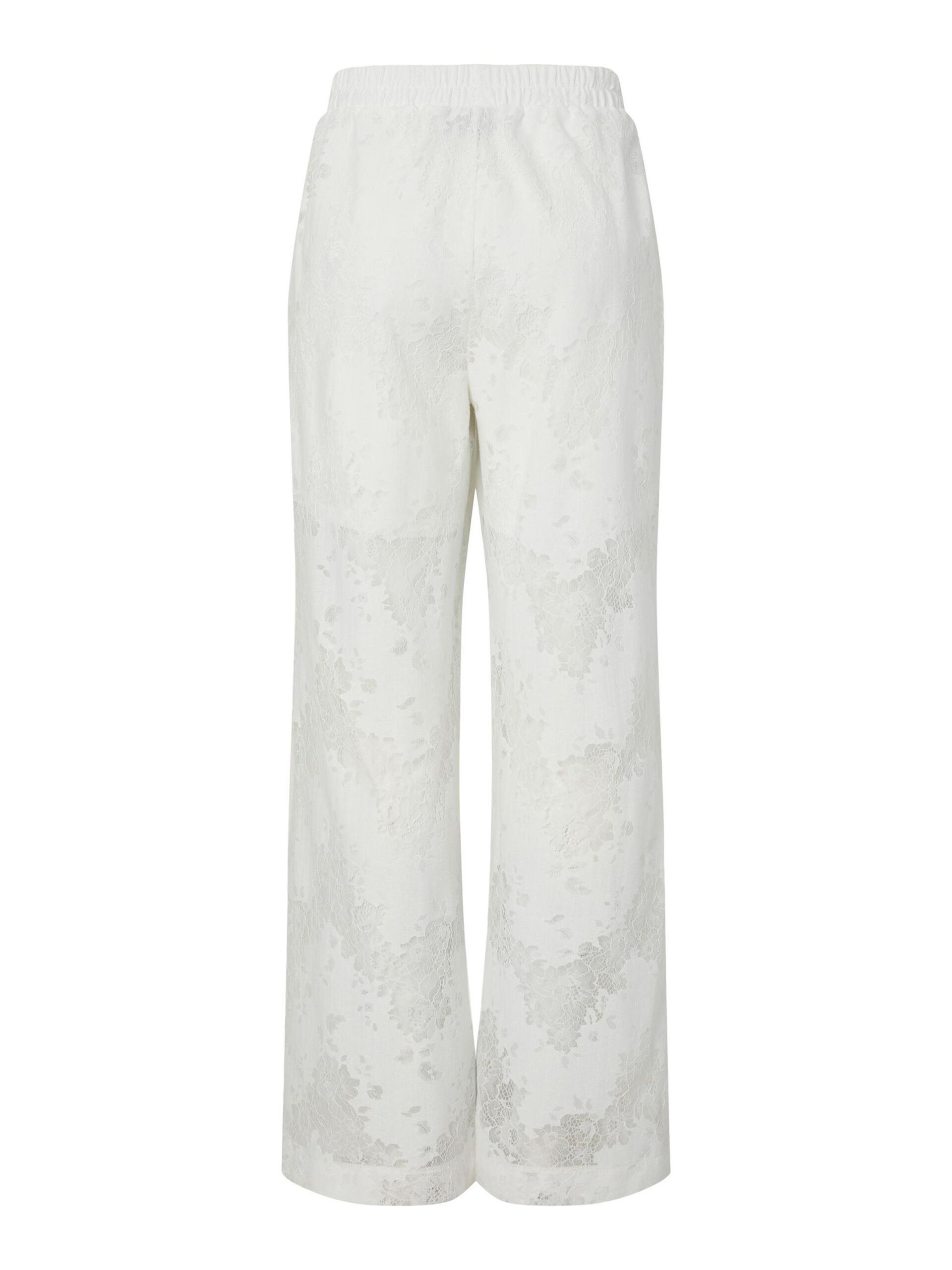 Carousel image - PCNORINNE STRAIGHT-LEG TROUSERS, Cloud Dancer | 8