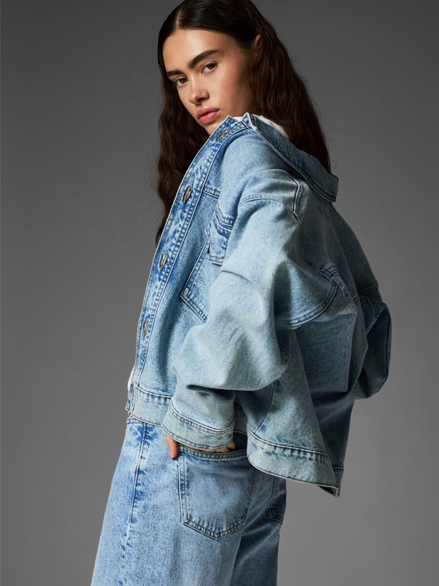 Carousel image - PCELMA DENIM JACKET, Medium Blue Denim | 7