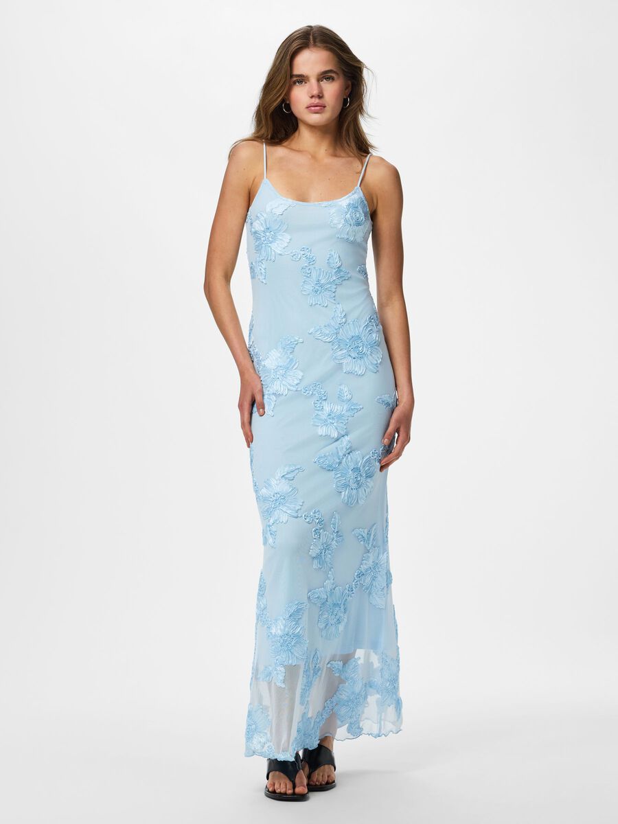 Product carousel image - VESTIDO MAXI, Cashmere Blue | 1