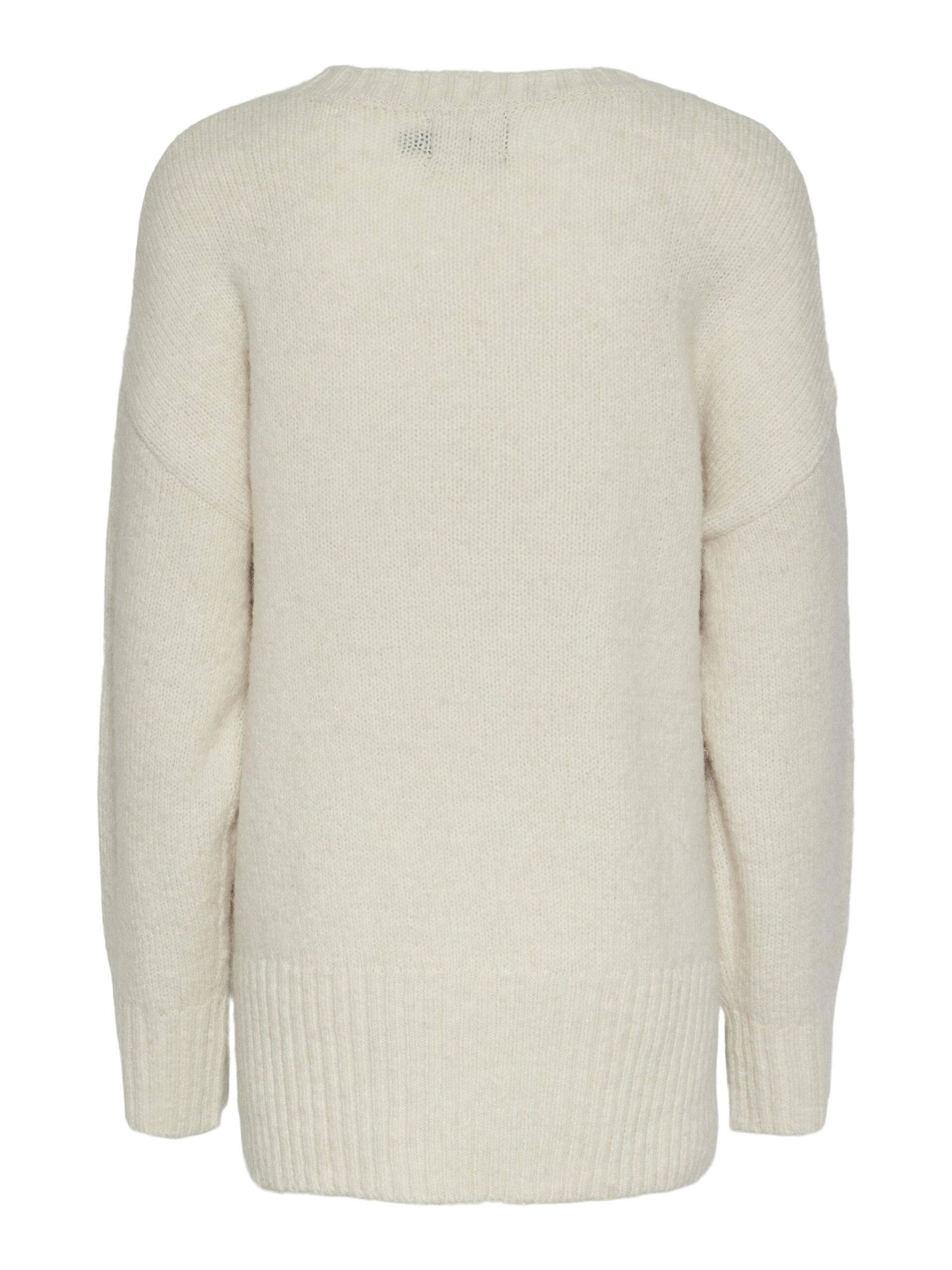 Carousel image - PCNANCY KNITTED PULLOVER, Birch | 7