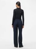 Product image thumbnail - PCBOZZY STRIPED WIDE-LEG TROUSERS, Sky Captain | 2