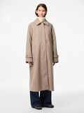 Product image thumbnail - PCJOELLA MANTEAU, Taupe Gray | 1