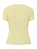 Product image thumbnail - PCLULA NYLON T-SHIRT, French Vanilla | 6