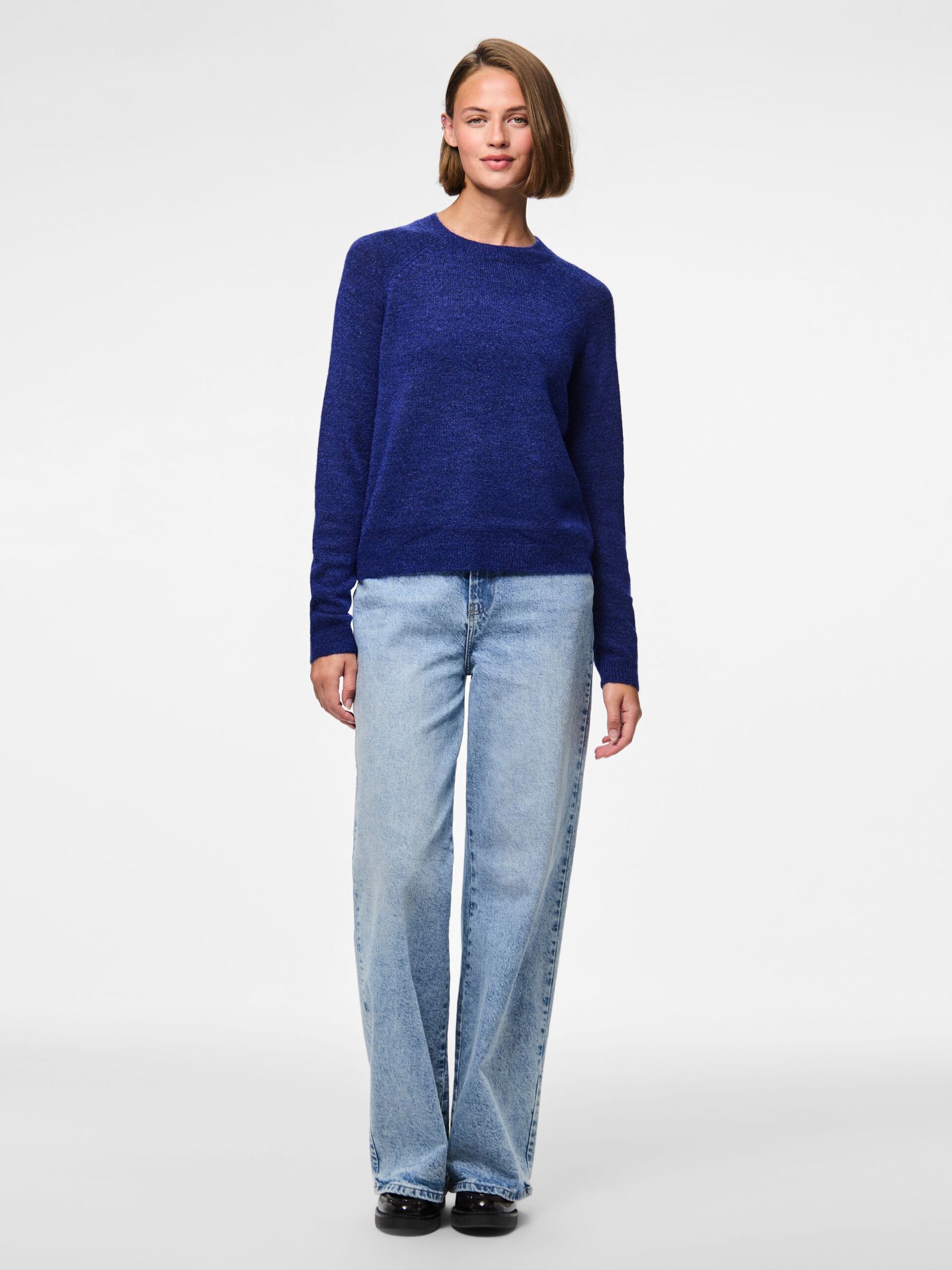 Carousel image - PCJULIANA KNITTED PULLOVER, Bluing | 3