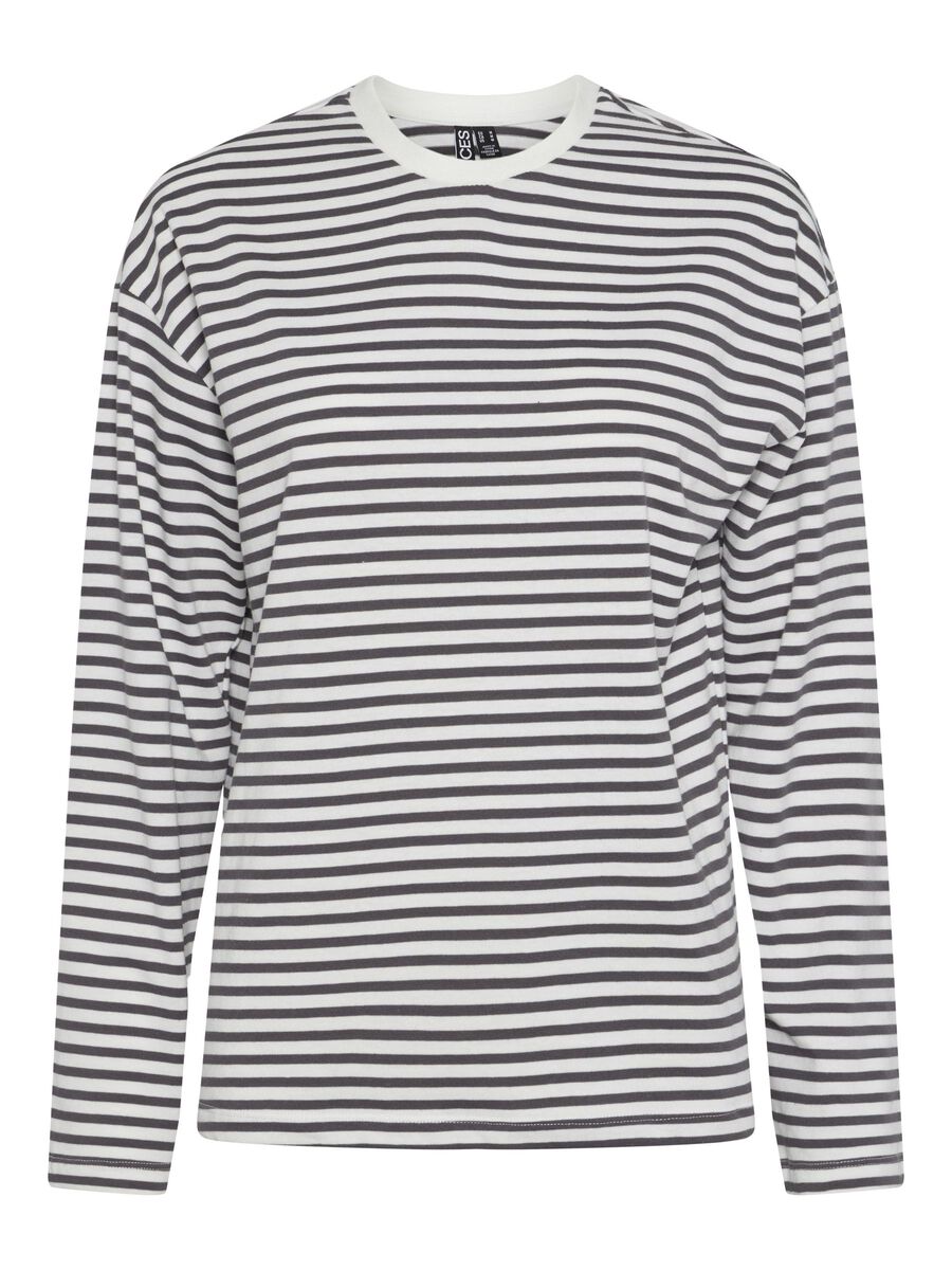 Carousel image - PCSADIE LONG SLEEVED TOP, Cloud Dancer | 6