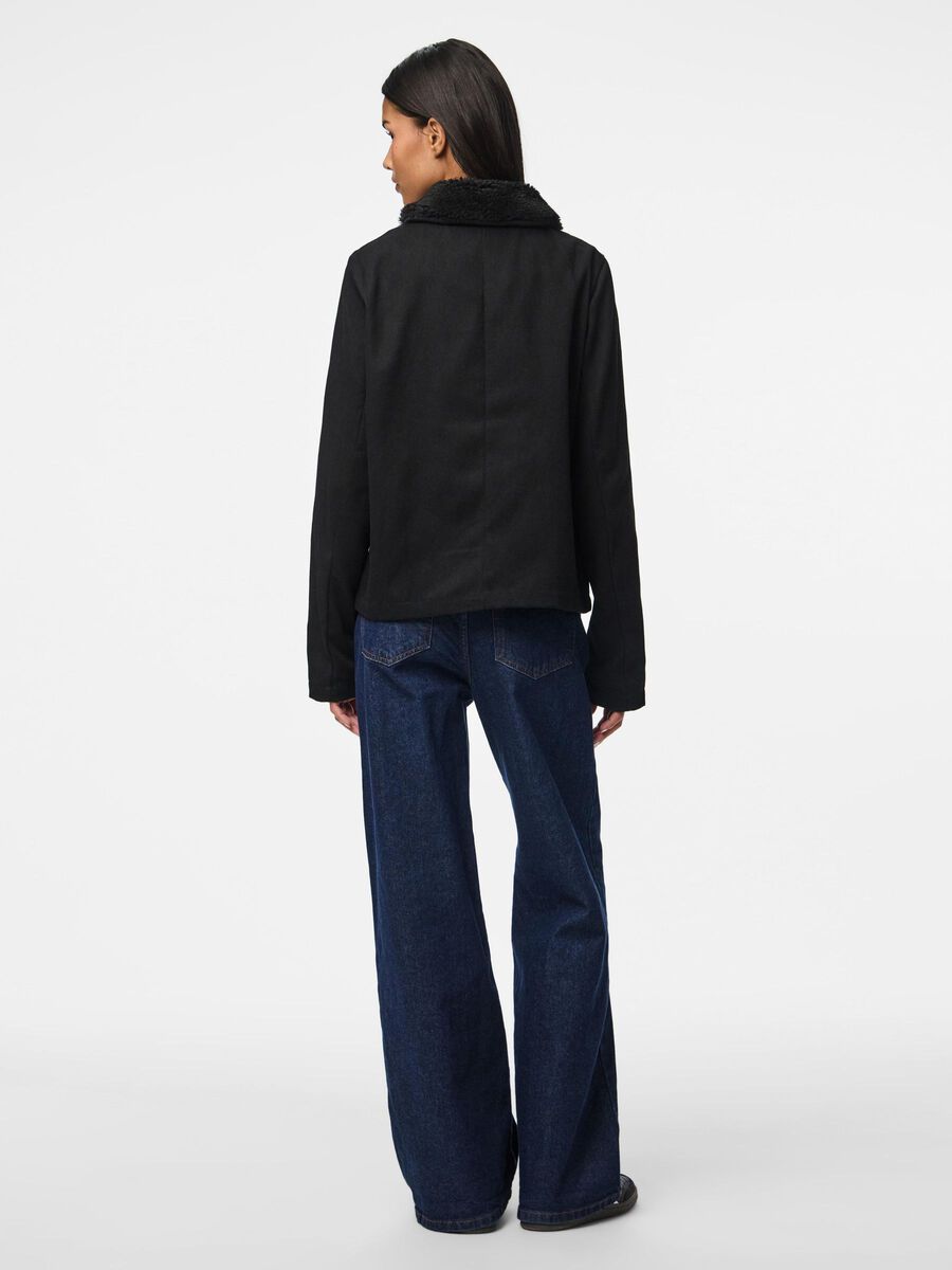 Carousel image - PCJACKIE DENIM JACKET, Black | 2