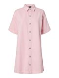 Product image thumbnail - PCSKY - COUPE EN A - DENIM MINI-ROBE, Roseate Spoonbill | 5