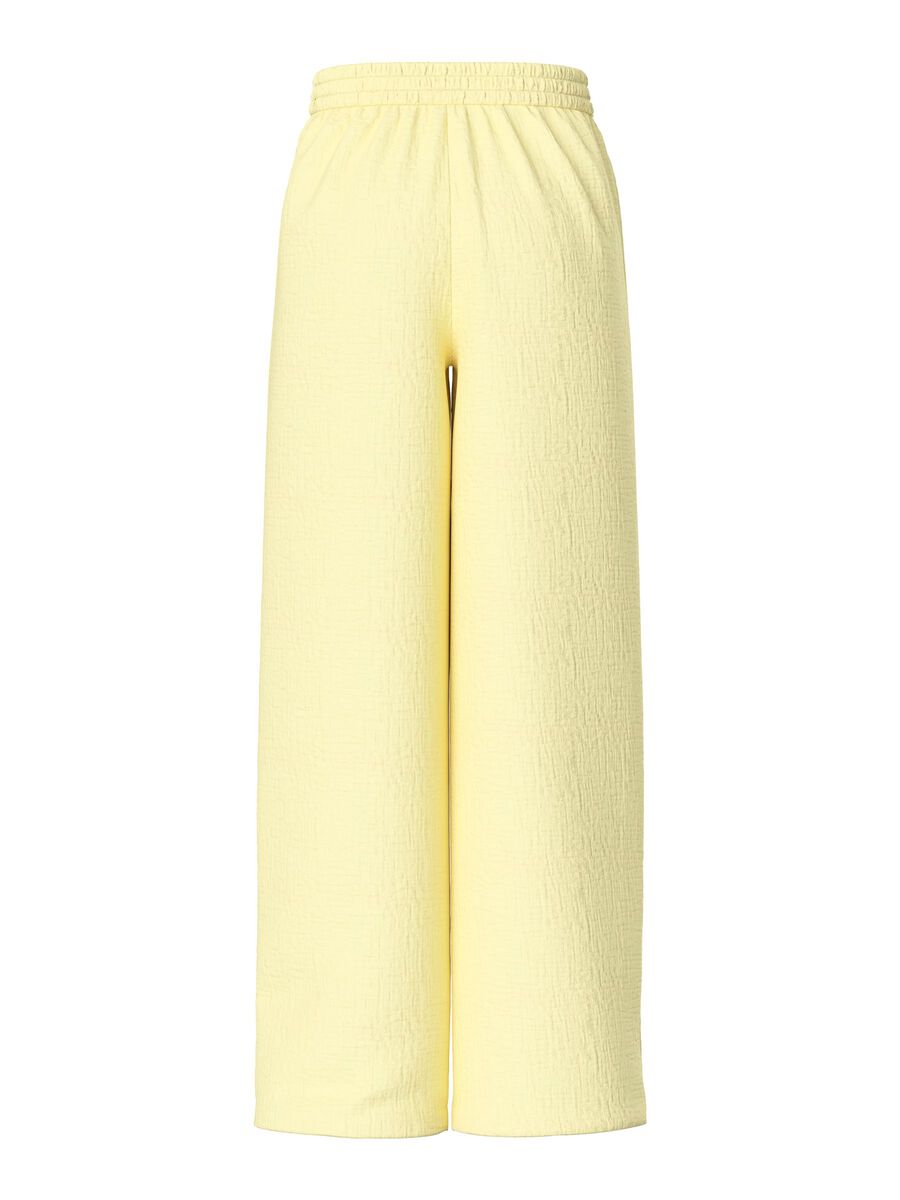 Carousel image - PCSASTINA HW MUSSELIN WIDE-LEG TROUSERS, French Vanilla | 2