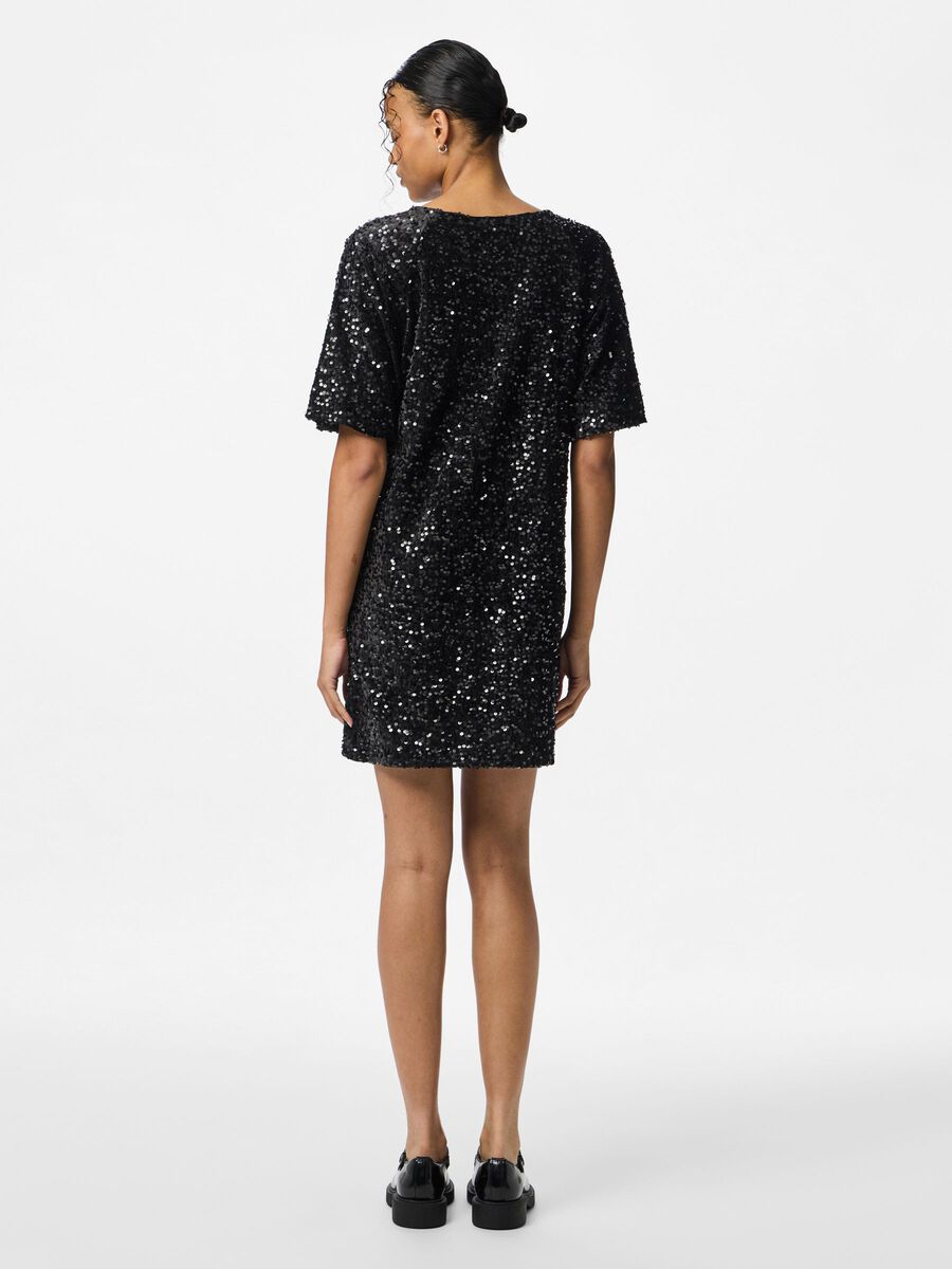 Carousel image - PCKAM MINI DRESS, Black | 2