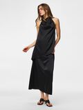 Product image thumbnail - PCFESTA HALTERNECK SATIN TOP, Black | 5