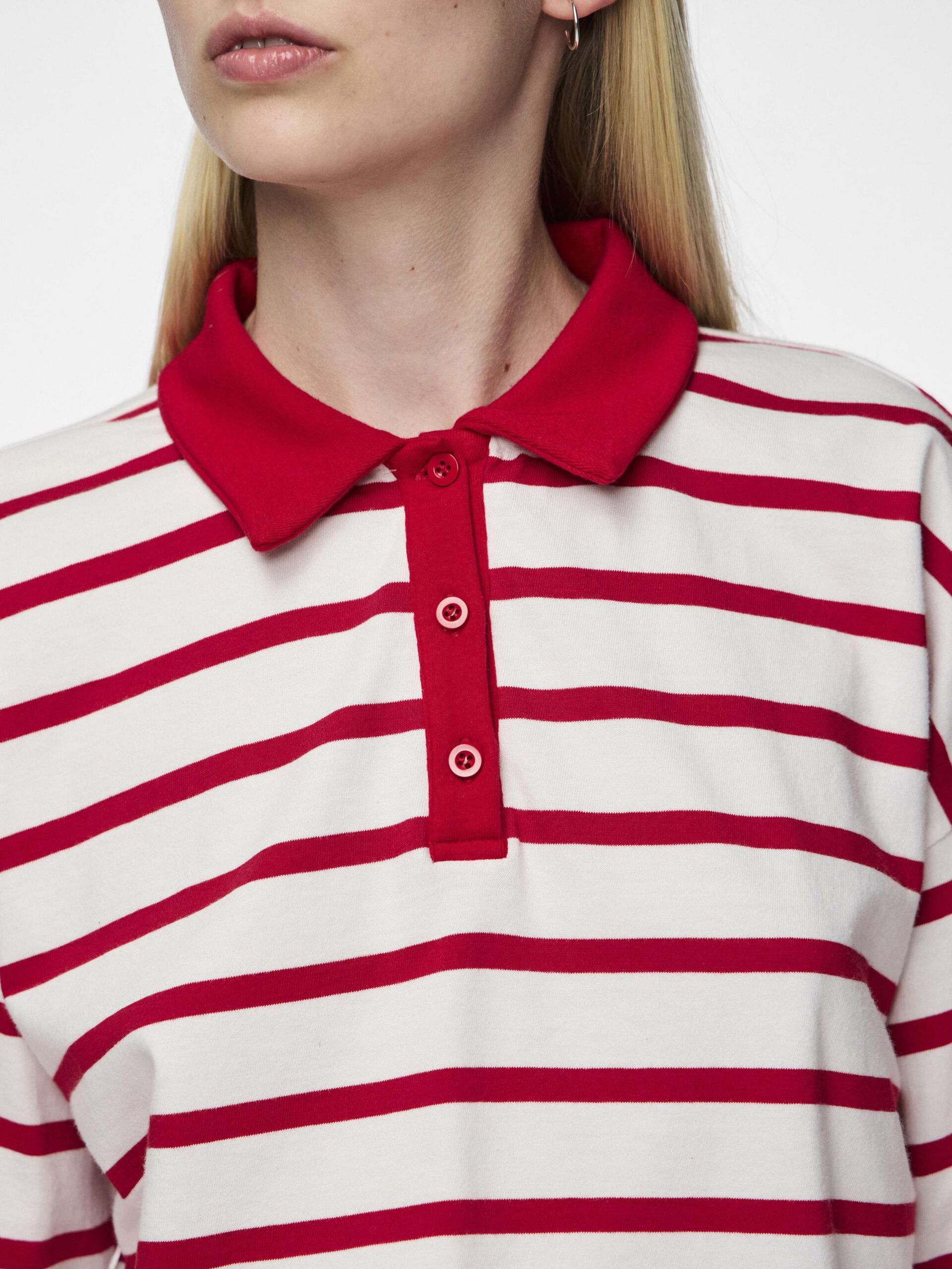 Carousel image - PCAMILIE POLO SHIRT, Bright White | 4